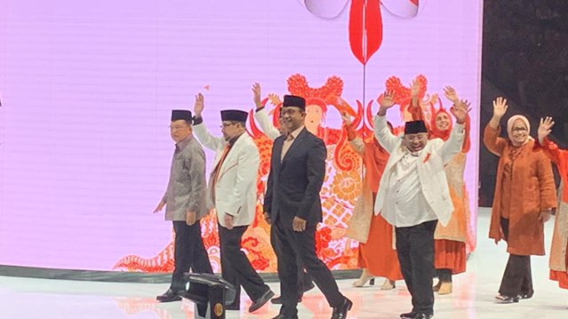Anies, JK dan AHY Hadiri Milad ke-21 PKS di Istora Senayan
