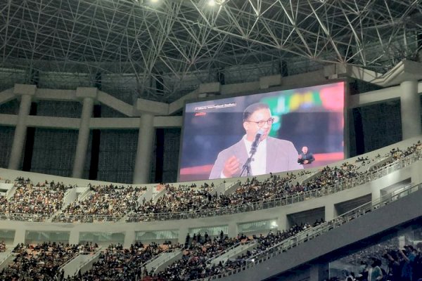 Anies Pamer JIS di Milad PKS: Pecahkan Rekor Dunia, Infrastrukturnya Rumit