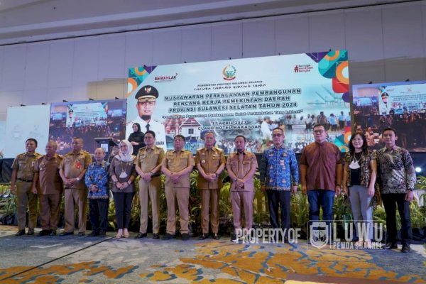 Bupati Luwu Hadiri Musrembang Tahun 2024 Tingkat Provinsi Sulawesi Selatan