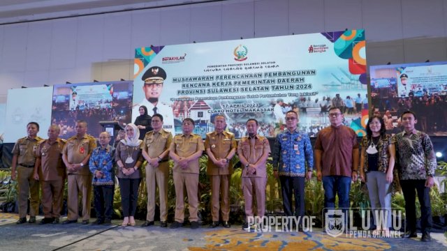 Bupati Luwu Hadiri Musrembang Tahun 2024 Tingkat Provinsi Sulawesi Selatan