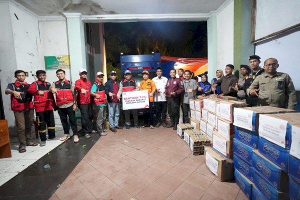 Semen Tonasa Bantu Korban Banjir Pangkep