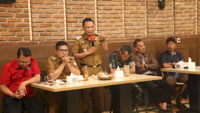 Camat Alamsyah Rakor Bersama Kapolrestabes Makassar Bahas Keamanan-Ketertiban Lingkungan