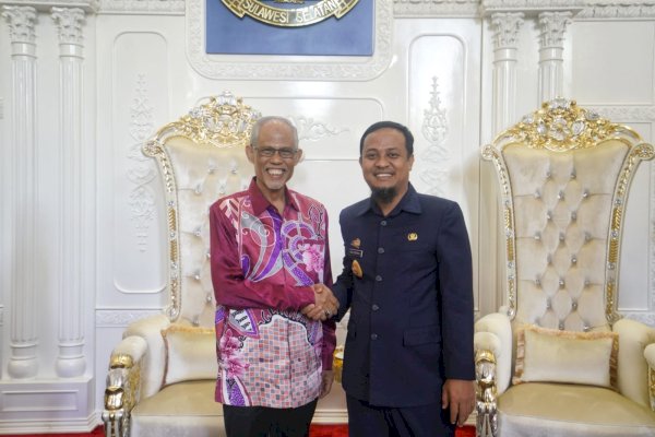 Gubernur Andi Sudirman Terima Menteri dari Singapura