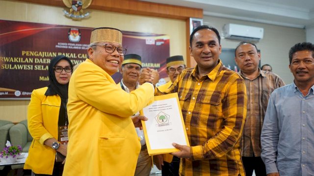 Golkar Daftarkan 85 Caleg DPRD Sulsel ke KPU, Optimis Kembali Jadi Pemenang Pemilu