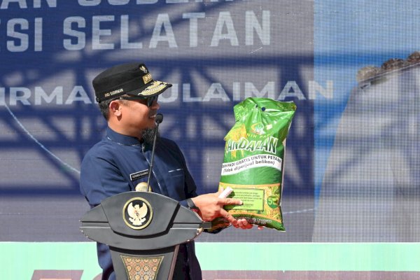 Gubernur Andi Sudirman Sulaiman Lauching Mandiri Benih Tahap 3