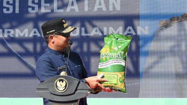 Gubernur Andi Sudirman Sulaiman Lauching Mandiri Benih Tahap 3