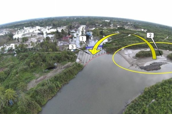 BBWS Pompengan Jeneberang Lakukan Mitigasi Berkala di Sungai Rongkong