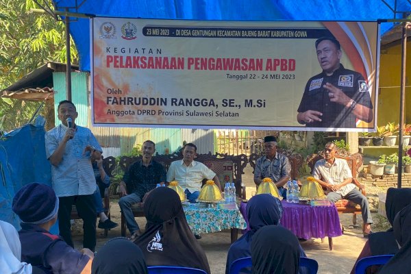 Rangga Harap Peserta Jadi Mediator Penyebar Informasi Tentang Tujuan Pengawasan APBD Sulsel