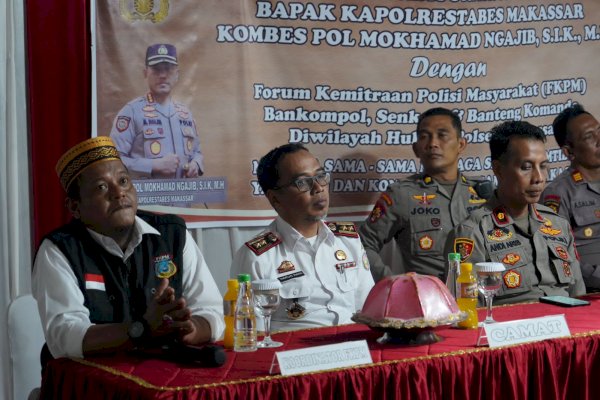 Camat Harun Rani Hadiri Acara Silaturahmi Kapolrestabes Makassar
