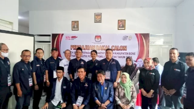 NasDem Bone resmi mendaftar ke KPU.