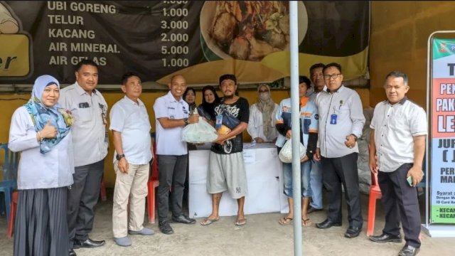 Perumda Parkir Makassa Kembali Salurkan Sembako, Kali Ini Sasar Jukir diTamalanrea-Biringkanaya