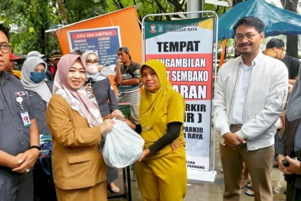 Perumda Parkir Makassar Raya Berbagi 660 Paket Sembako-Pemeriksaan Kesehatan ke Jukir