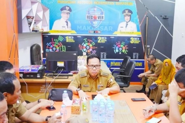 Aminuddin Kumpulkan Kasi, Kasubag hingga Lurah Se Rappocini Bahas Persiapan Longwis Sambut MNEK-APEKSI di Makassar
