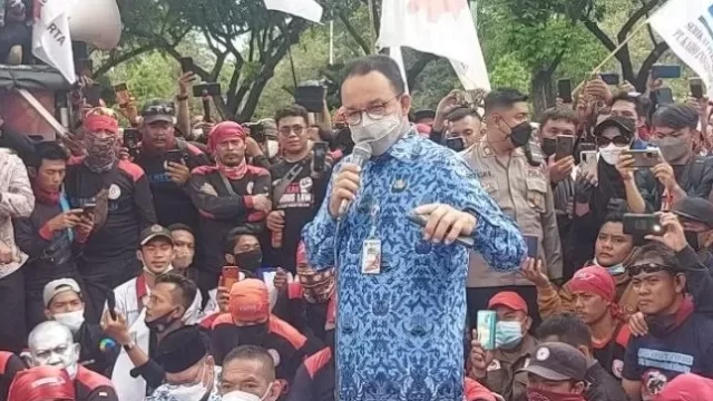 Anies: Saya Datangi Buruh Tak Ada Posting, karena Itu Bukan Atraksi Politik