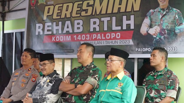 Peresmian Rehab Rumah Tidak Layak Huni Di Ponjalae Palopo