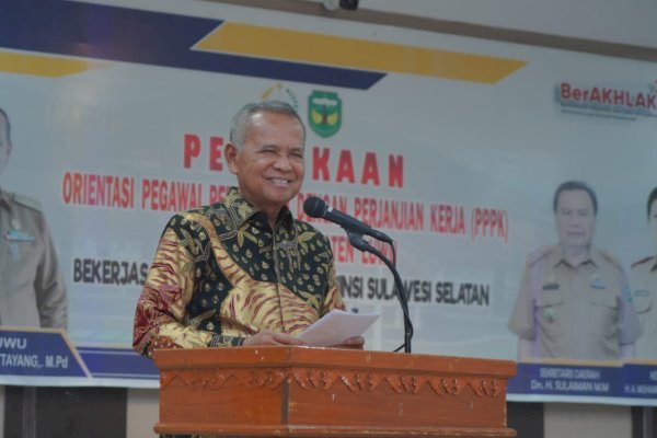 Kepala BPSDM Apresiasi Pemkab Luwu Laksanakan Orientasi P3K Pertama di Sulsel