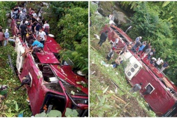 Bus Masuk Jurang di Guci Tegal, Polisi Selidiki Dugaan Anak Lepas Rem Tangan