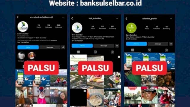 Hati-hati! Modus Penipuan Mengatasnamakan Bank Sulselbar