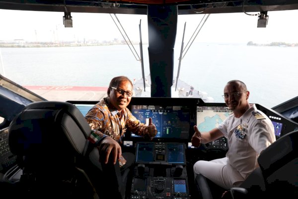 Danny Pomanto Jajal Kapal Terbaru INS Francesco Morosini