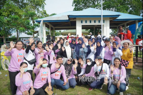 Senam Germas Bersama Ketua TP PKK Luwu