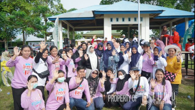 Senam Germas Bersama Ketua TP PKK Luwu