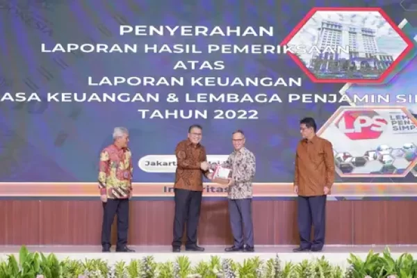 OJK Raih Opini WTP dari BPK atas Laporan Keuangan Tahun 2022