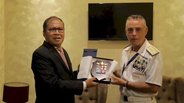 Danny Pomanto Penuhi Undangan Khusus Dubes Italia. (F-HUmas)