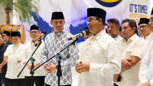 Anies Baswedan dan AHY. (F-INT)