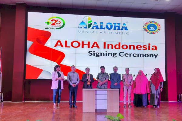 Keren! SIT Al-Biruni Mandiri Jadi Sekolah Pertama Mitra Aloha Indonesia