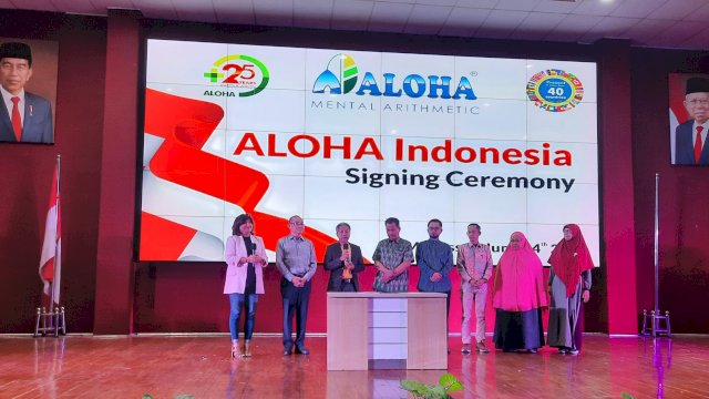 Keren! SIT Al-Biruni Mandiri Jadi Sekolah Pertama Mitra Aloha Indonesia