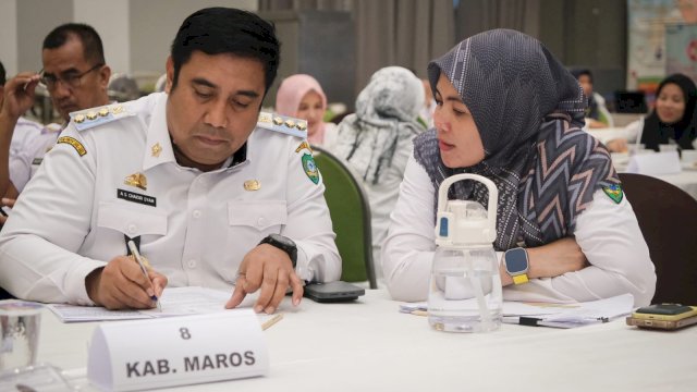 Bupati Chaidir Syam-Wabup Suhartina Bohari Paparkan Capaian Prestasi Penurunan Angka Stunting Kabupaten Maros 2021-2022