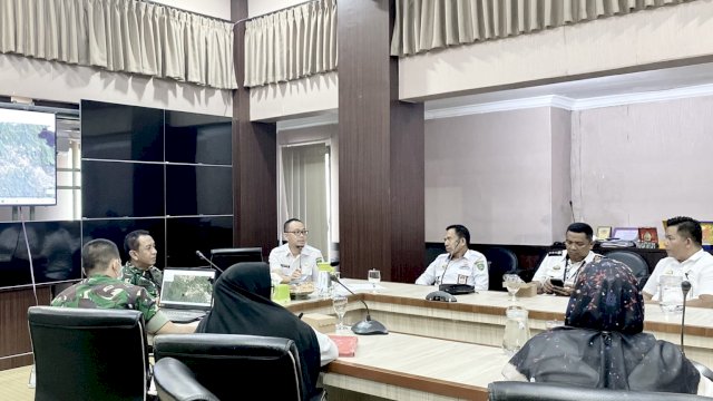 Sekda Maros Pimpin Rakor Sosialisasi Pembahasan Segmen Batas Wilayah Administratif Kabupaten Maros