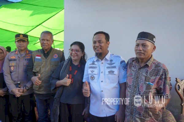 Terima Kunjungan Gubernur, Bupati Basmin: Bentuk Kepekaan Sosial dan Kepedulian Pada Masyarakat Luwu