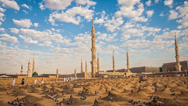 Lokasi Pemakaman di Arab Saudi. (F-INT)