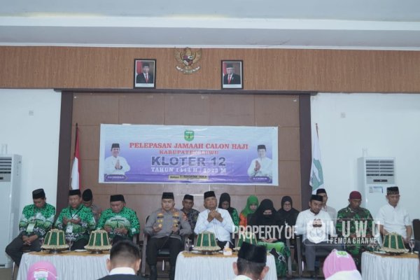 Bupati Basmin Mattayang Lepas 286 JCH Kabupaten Luwu