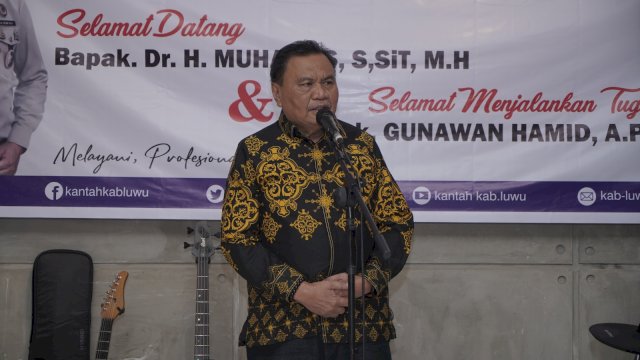 Sekda Sulaiman Hadiri Pisah Sambut Kepala Kantor Pertanahan Luwu