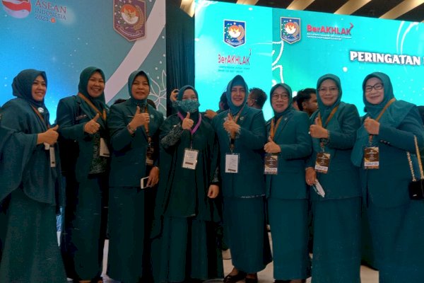 Pj Ketua TP PKK Takalar Hadiri Peringatan HKG ke-51 di Medan