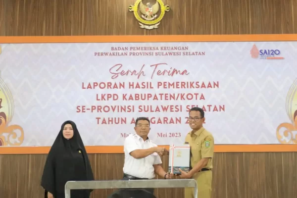 Kali Kedua, Pemkab Takalar Kembali Raih Opini WTP TA 2022