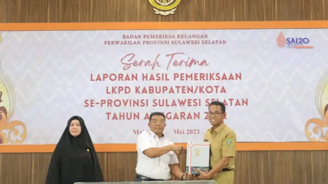 Kali Kedua, Pemkab Takalar Kembali Raih Opini WTP TA 2022