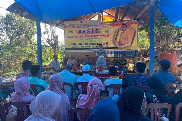 Fahruddin Rangga Komitmen Kawal Aspirasi Masyarakat Gowa-Takalar Lewat Giat Reses