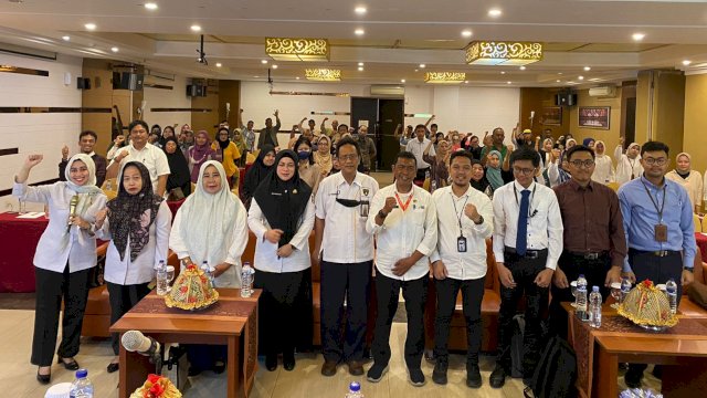Wujudkan Kota Tertib Ukur, Disdag Makassar Gelar Sosialisasi Pengawasan-Penyuluhan Metrologi Legal