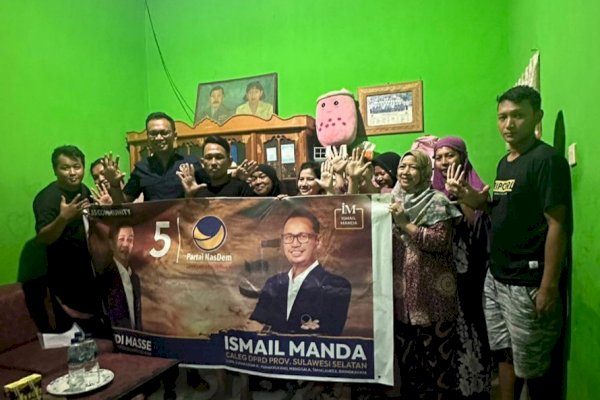 Bacaleg NasDem DPRD Sulsel Ismail Manda Tancap Gas Silaturahmi Dengan Warga di Dapil Makassar B