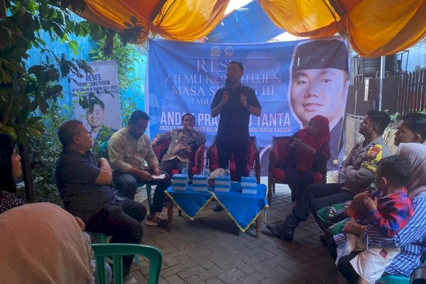 Didampingi Camat Wajo, Andre Tanta Temu Konstituen di Kelurahan Melayu Baru