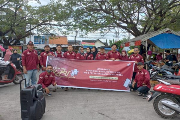 PPK-PPS KPU Makassar Serentak Sosialisasi Tahapan Pemilu 2024