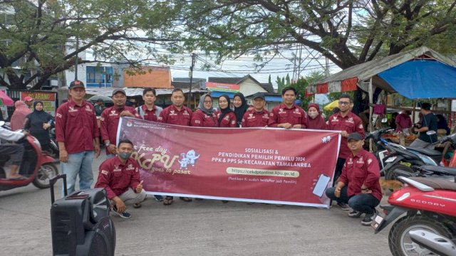 PPK-PPS KPU Makassar Serentak Sosialisasi Tahapan Pemilu 2024