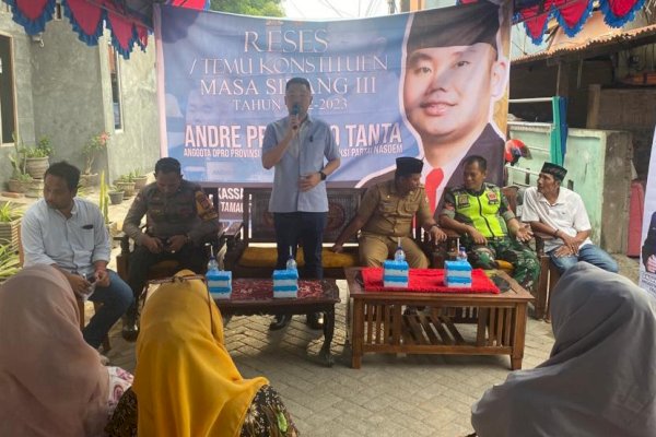 Temu Konstituen di Kelurahan Mangasa, APT Ajak Pemuda Berkolaborasi