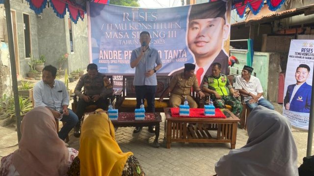 Temu Konstituen di Kelurahan Mangasa, APT Ajak Pemuda Berkolaborasi