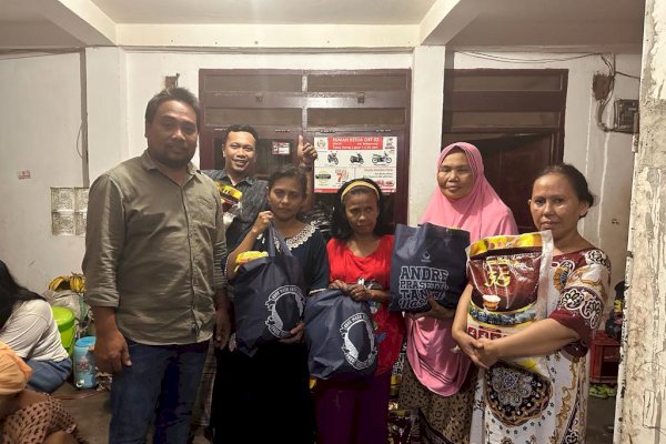 APT Peduli Bantu Warga Korban Kebakaran di Kelurahan Ballaparang
