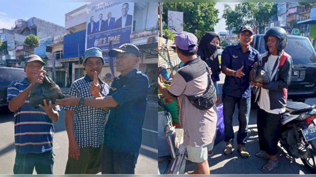 Bendahara DPW NasDem Sulsel, Muhammad Sadar Berbagi ke Masyarakat Parepare