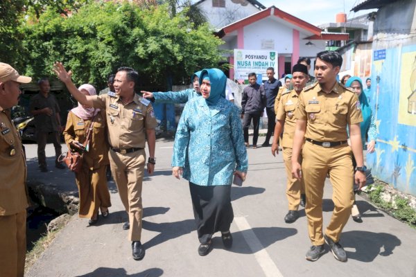 Camat Tallo Dampingi Ketua TP PKK Makassar Kunjungi Kelurahan Pannampu